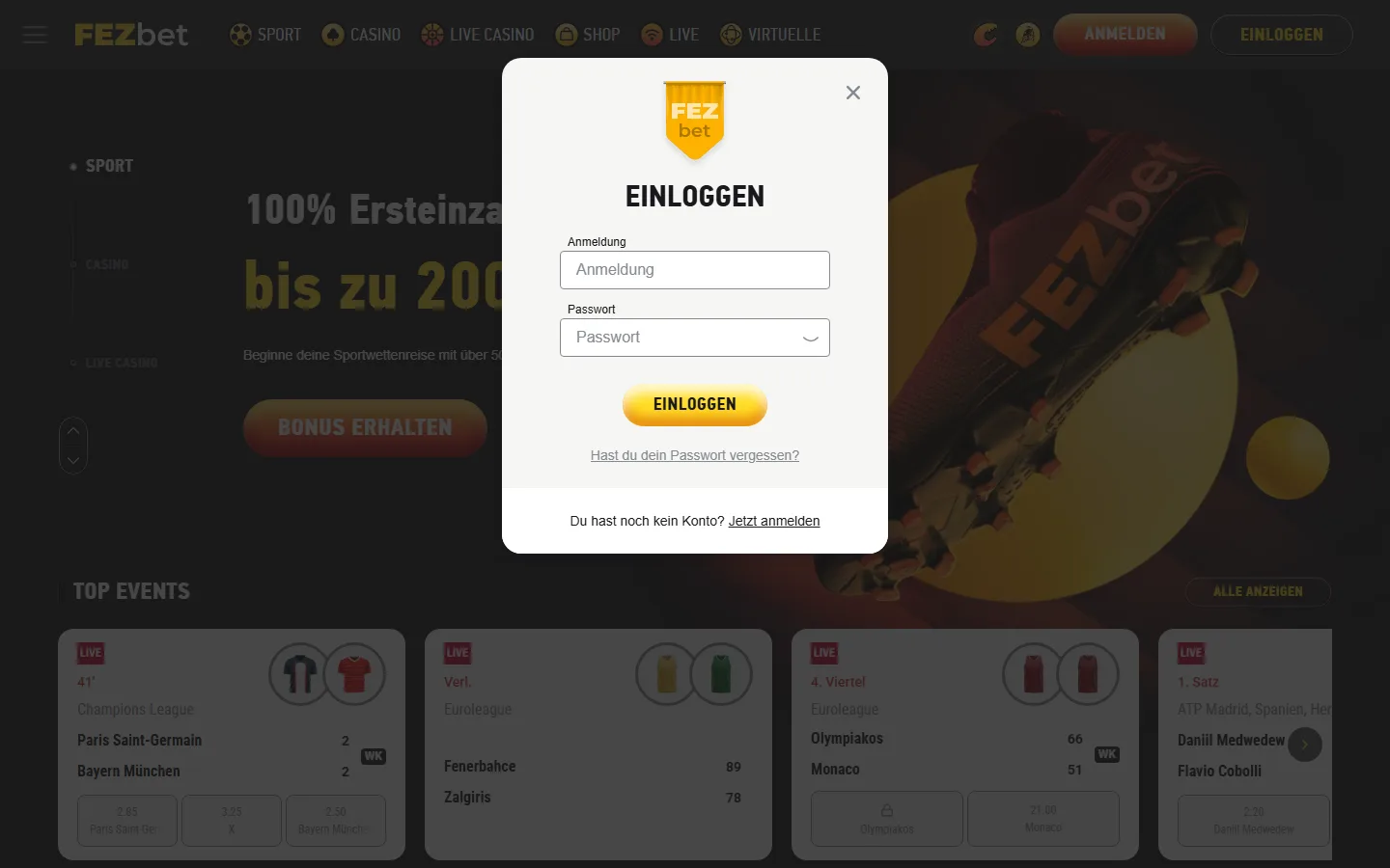 Fezbet – Einloggen Fezbet Einloggen
