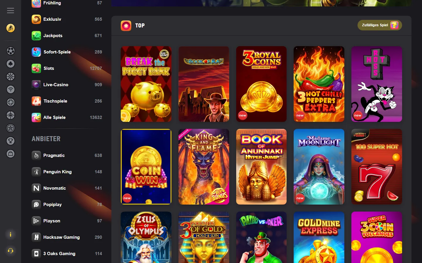Fezbet Spielautomaten